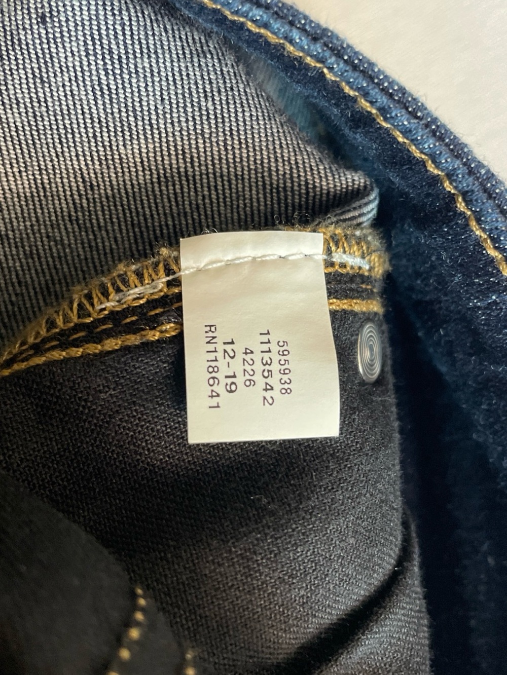 Lane Bryant Denim Capri Jeans Womens 20 Dark Wash 3 Button Stretch Plus Size - Picture 10 of 10